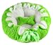 Woof Kingdom Growing Pet Mat - Expandes as your pet grows - Super soft surrounded by and out - Green