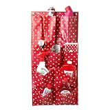 Retro Red and White Polka Dot Wall Tidy
