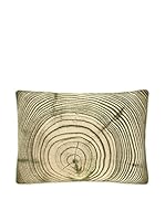 COINCASA Cojín 35 x 50 cm (Beige/Oliva)