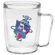 Hanukkah Dreidel 18 oz Insulated Coffee Mug, Clear