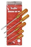Xcelite SDR11 5-Piece Round Blade Screwdriver Set with Amber Handles [並行輸入品]