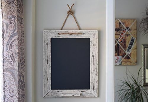 White Framed Chalk Marker Board, Kitchen Chalkboard Menu, 17x21