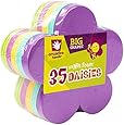 Creative Hands by Fibre-Craft - Multicolored Foam Daisy Shapes - Teaches Creativity - Multipurpose - 35 Pack