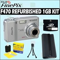 Fujifilm Fuji Finepix F470 (REFURBISHED) 6MP Digital Camera + 1GB Accessory Kit