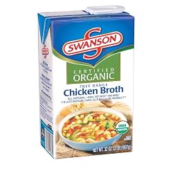 Swanson Organic Chicken Broth, 32-Ounce Aseptic Box (Pack of 12)