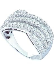 1.52ctw Diamond Fashion Band 14K White Gold