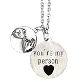 O.RIYA Not Whole Without You/You're My Person Necklace Stainless Steel Necklace Jewelry Gift, Bridesmaid Gift, Thank you Gift, Wedding Gift , Gift for Friends