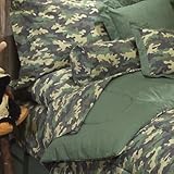 Green Camo Bedding for Boys - Sheets Sets Full