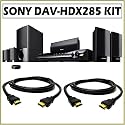 Sony BRAVIA DAV-HDX285 5.1 Channel Theater System w/ 2 HDMI Cables