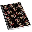 Betty Boop Lenticular Ultra Spacious Plastic Spiral-Bound Notebook (College Ruled)6x9 , Changing Image Pattern, Black