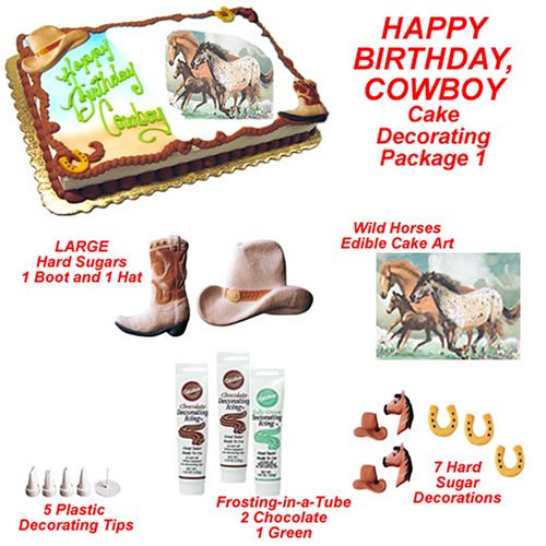 Cowboy Cakes - Do-It-Yourself Pkg. 1 SAVE $3.44 by Lucks, Wilton