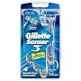 Gillette Sensor 3 Disposable Razors, Triple Blade, 4 razors