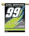 Carl Edwards 28 X 40" 2 Sided Porch Flag Nascar Pole Banner Roush Fenway Racing