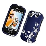 Blue Midnight Flower Design Snap on Hard Skin Shell Protector Faceplate Cas ....