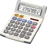 SHARP ラバーフィット電卓 チルトディスプレイ・ 税計算・早打ち機能搭載 ミニナイスサイズタイプ 12桁 EL-772F-X