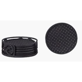 COASTER SET SCROLL BLK by Stacks and Stacks