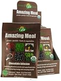 Amazing Grass Amazing Meal, Organic Chocolate Infusion Powder, Gluten Free, 10-Count Box