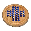 WE Games Wood Solitaire