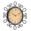 Antique-Style Hand-Forged Wrought-Iron Wall Clock
