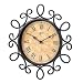 Antique-Style Hand-Forged Wrought-Iron Wall Clock