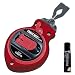 Tajima CR201R-P 100 ft. Line Ultra Thin Marking Fast-Wind Chalk Snap-Line w/ 1.4 oz. Black Ink