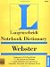 Book Langenscheidt Webster Notebook Dictionary
