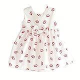 Gmasking 子供ドレス 女の子ドレス ガールズワンピース 蝶ネクタイ (XXL)