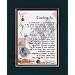 "Teaching Is.." Touching 8x10 Poem, Double-matted in Dark Green/Burgundy And Enhanced With Watercolor Graphics.