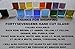 FortySevenGems 100 Pieces Stained Glass Mosaic Tiles 1/2-Inch Green Cathedral Glass