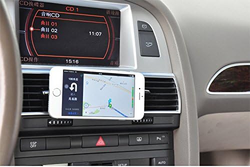 Car Mount, Magnetic Air Vent Universal Mobile Cell Phone Holder for Any Smartphone Including Iphone 6 Plus, Samsung Galaxy S6/s5 Edge, Note, Nexus, Lg, Htc, Android, and Garmin GPS Yellow