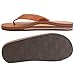 Rainbow Sandals Double Layer Leather Flip Flop Thong Sandal - Classic Mocha - Mens - X-Large / 10.5-12