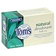 Tom's of Maine Natural Care Deodorant Body Bar, Unscented, 4-Ounce Bars (Pack of 6)