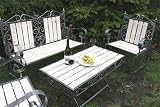 Shabby Chic Iron Table & Chairs Garden Furniture