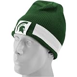 Nike Michigan State Spartans Green/White 2008 Sideline Reversible Knit Beanie