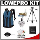 Lowepro Flipside 300 Digital SLR Camera Backpack Case (Arctic Blue) with De ....
