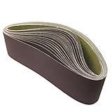 ベルト サンダー 交換 エンドレス ベルト 便利 15本 セット 選べる 粒度 # 60 から 600 まで 100 x 915 mm (#80)