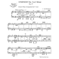 Beethoven Symphony No. 5, Op. 67 (Piano Transcription by F. Liszt): Instantly download and print sheet music