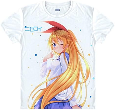 Nisekoi Ichijyo Raku Kosaki Chitoge Short-Sleeved T-Shirt Cosplay Costume