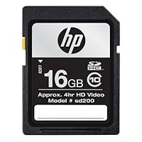 HP 16 GB Class 10 SDHC Flash Memory Card CG789A-GE