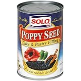 Solo Filling, Poppy Seed, 12.5-Ounce Unit (Pack of 12)