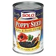 Solo Filling, Poppy Seed, 12.5-Ounce Unit (Pack of 12)