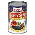 Solo Filling, Poppy Seed, 12.5-Ounce Unit (Pack of 12)