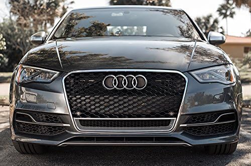 2016 (8V) Audi A3 2.0 TSI - RS3 Mesh Style Grille (Chrome Trim): Audi 8V A3/S3 (2015+)