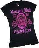 True Blood "Vampire Bait... Glamour Me" Crop Sleeve Fitted Juniors T-Shirt