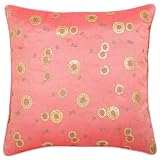 Floral Swirl Cushion Cover - Pink