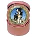 Border Collie Jewelry Case Travel Clock