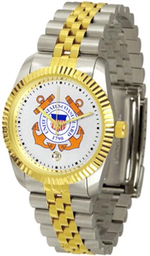 U.S. Coast Guard MILITARY Mens Steel Executive Watch