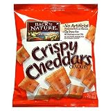 Back to Nature Crispy Cheddars Crackers, 1-Ounce Pouches (Pack of 64)