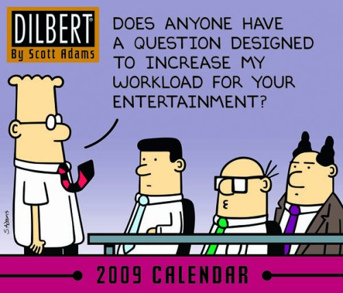 Official Dilbert Desk Block Calendar 2009 2009