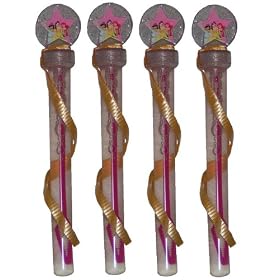 Disney Fairy Tale Princess Bubble Wands, 4-Count Packages (Pack of 4) by Party Express